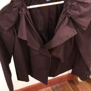 Vera Wang blazer like top.